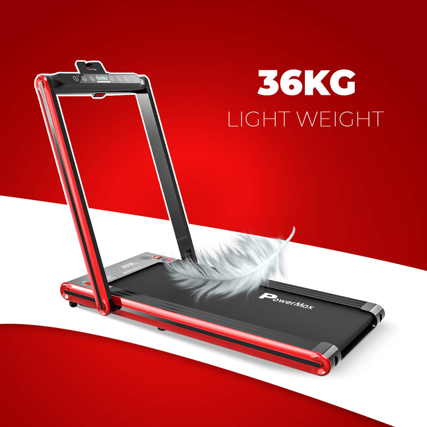 New Jogpad Dual Display Treadmill With Bluetooth Speaker