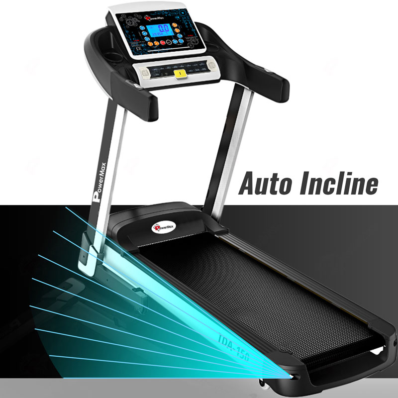 MaxTrek TDA-150 DC Motorised Treadmill for Home with Auto Incline