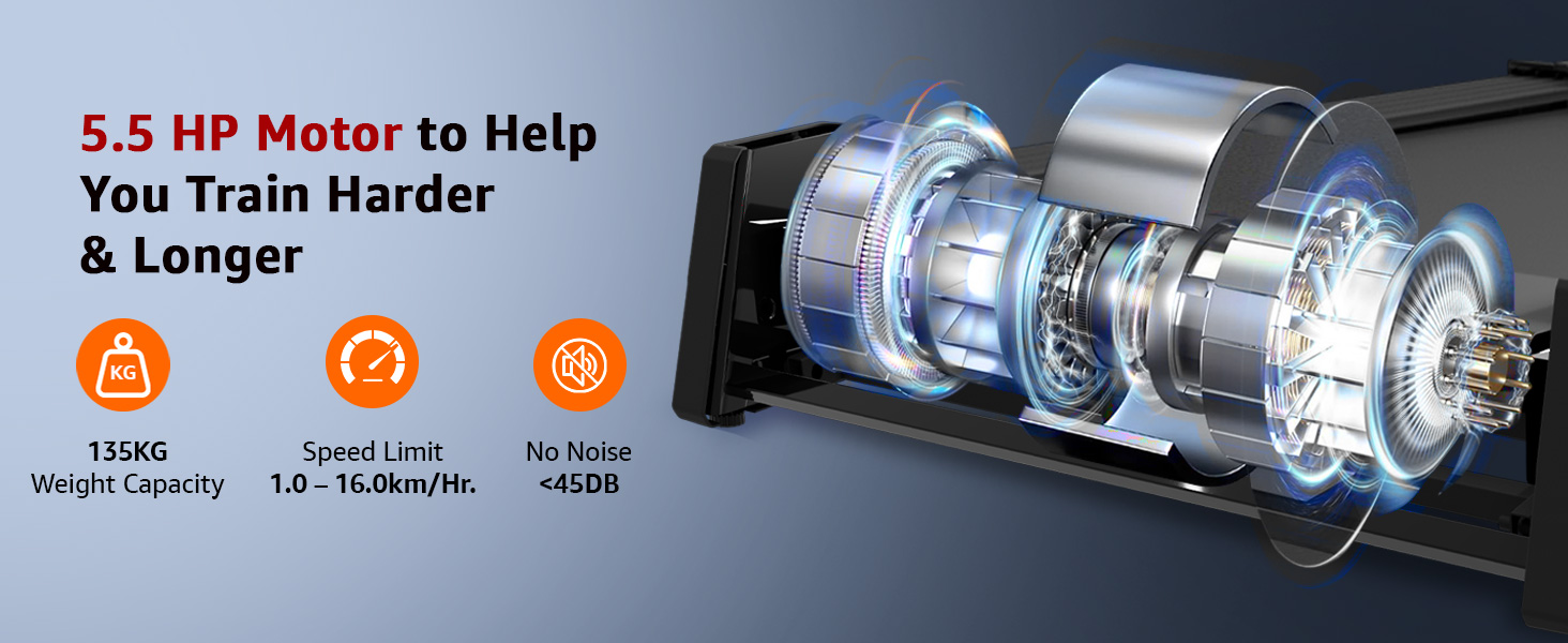 PowerMax Fitness TDA-255 2.0HP Multifunction Motorized Treadmill