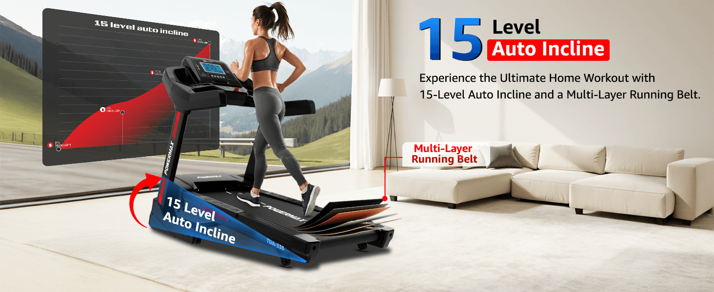 TDA-330 Motorized Treadmill with Cooling Fan