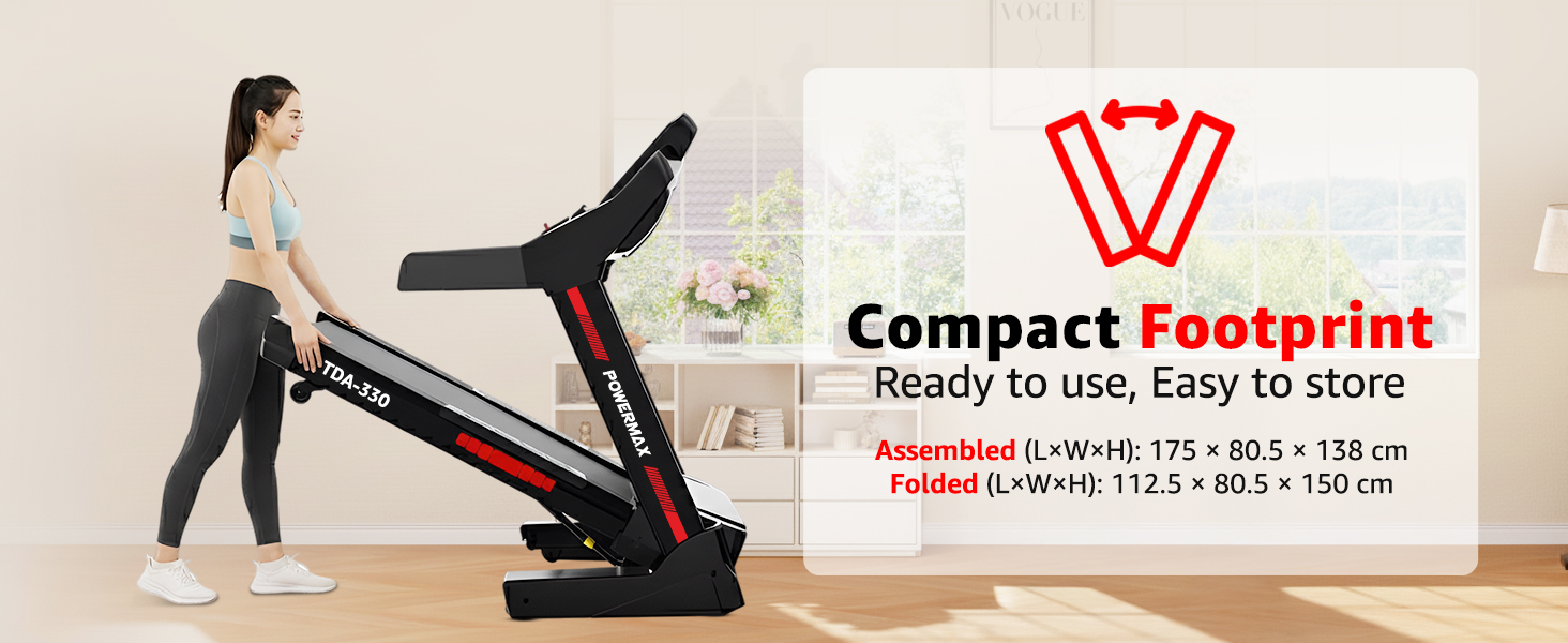 TDA-330 Motorized Treadmill with Cooling Fan