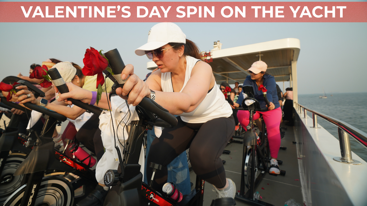 More Than Just a Workout: Our Valentine’s Day Spin on the Yacht