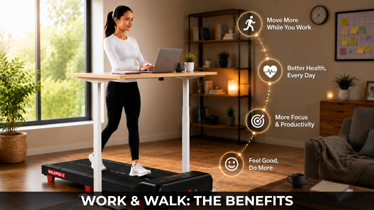 Under Desk Treadmill Benefits for Remote Workers