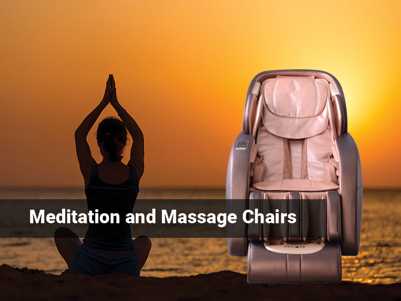 Correlation between a massage chair and meditation