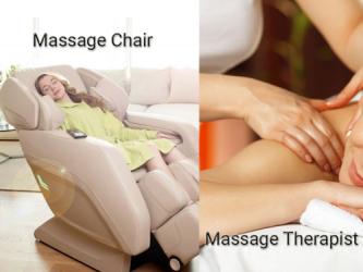 Massage Chair VS Massage Therapist : Who is the winner here ?