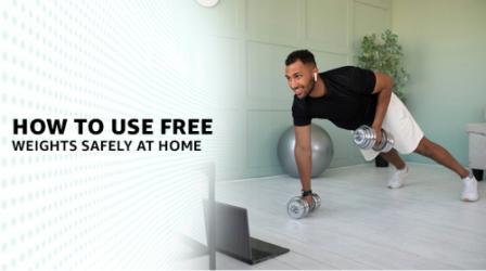 How to Safely Use Free Weights in Your Home Gym