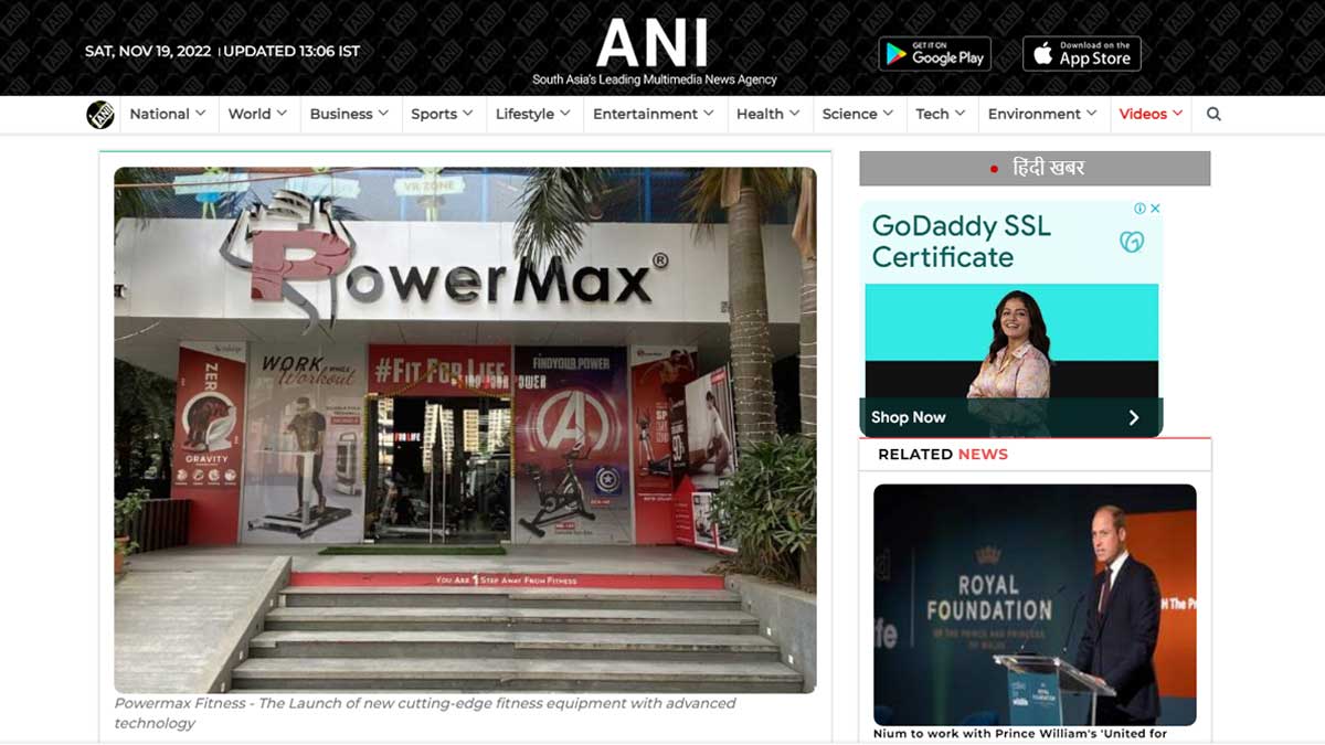 Powermax Fitness - The launch of new cutting-edge fitness equipment with advanced technology