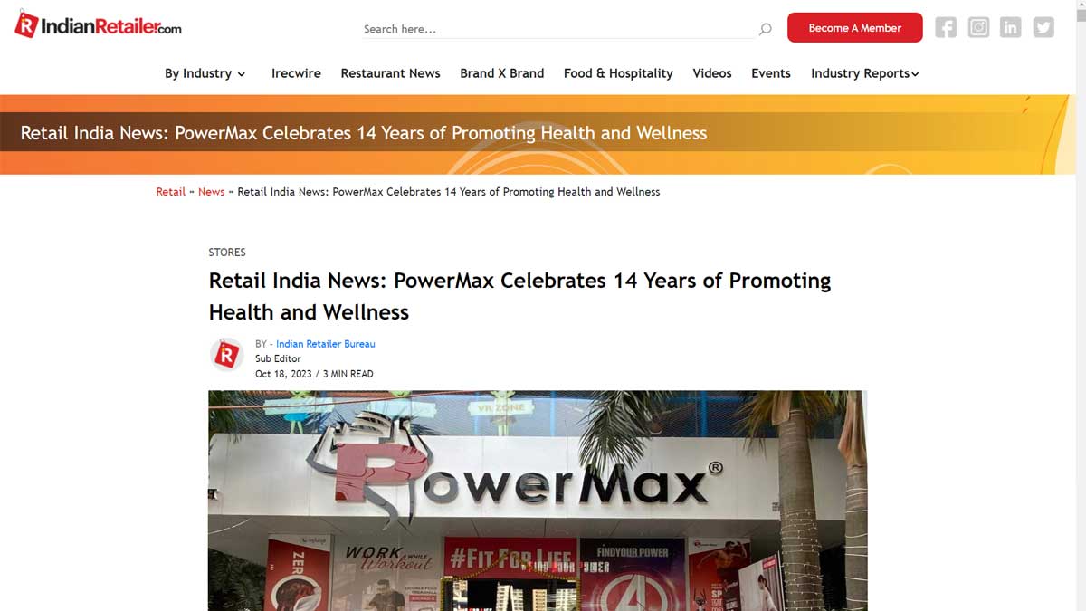 PowerMax Celebrates 14 Years of Promoting Health and Wellness