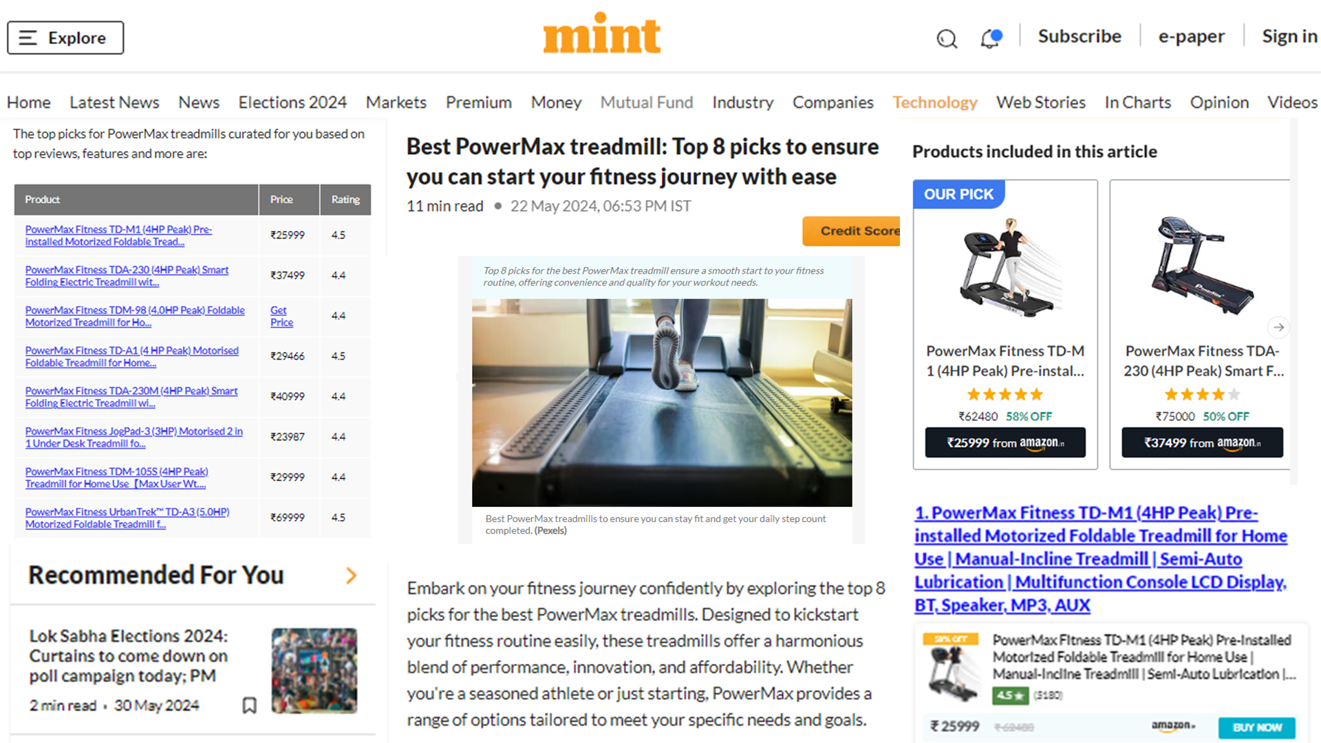 BackBack Best PowerMax treadmill: Top 8 picks to ensure you can start your fitness journey with ease