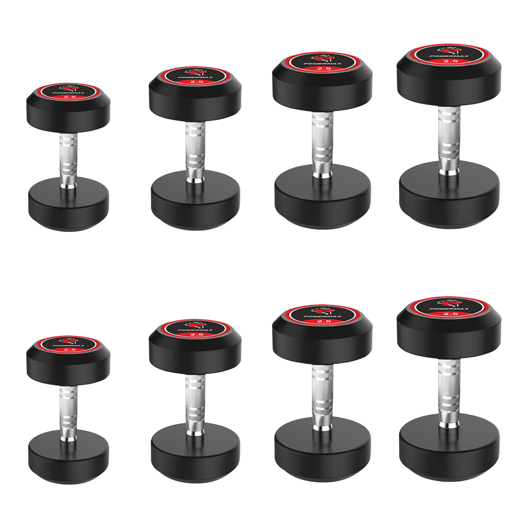 DRR Rounded Rubber Dumbbells