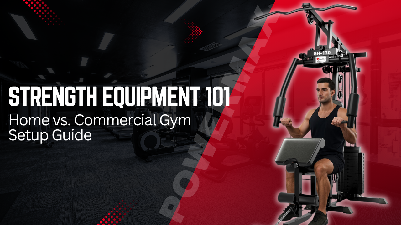 Strength Equipment 101: Home vs. Commercial Gym Setup Guide