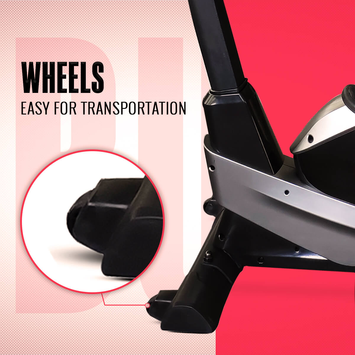 PowerMax Fitness BU-650 Magnetic Upright Exercise Bike