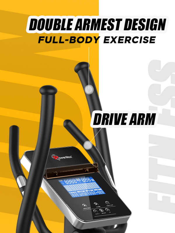 buy powermax ec-900 semi-commercial elliptical cross trainer
