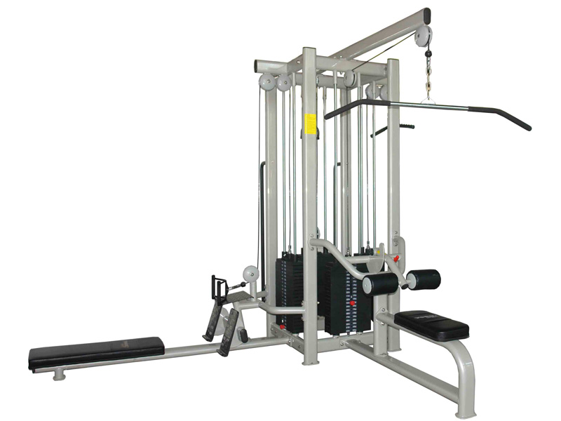 Powermax Fitness New 2021 MC-250 Five Station Home Gym for