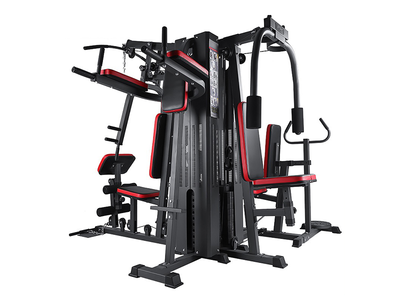 Powermax Fitness New 2021 MC-250 Five Station Home Gym for