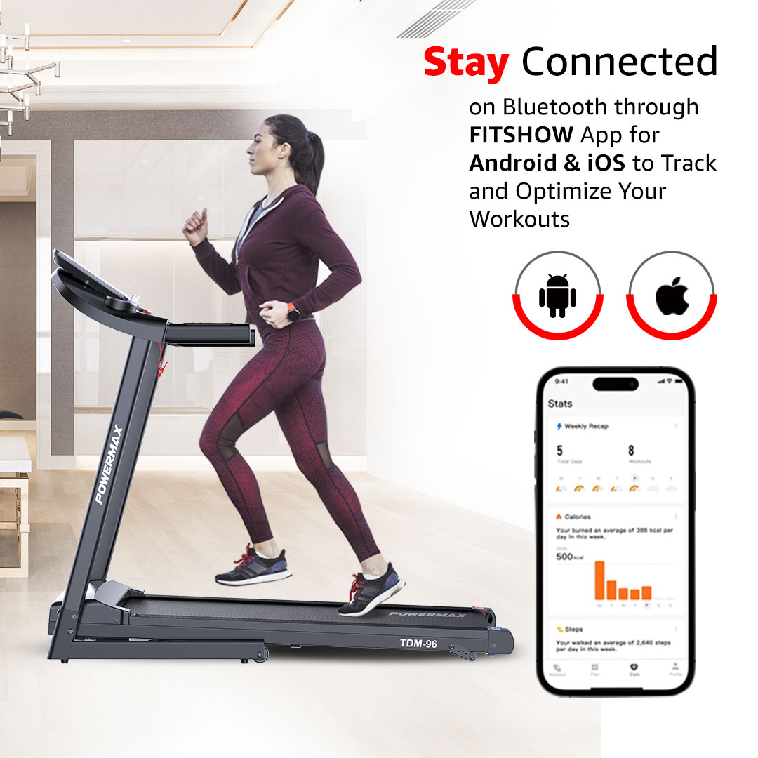 New Launch 2023 TDM-96 Motorized Treadmill with Bluetooth App
