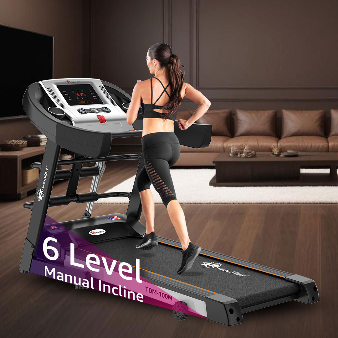 TDM-100M® Semi-Auto Lubrication Multifunction Treadmill