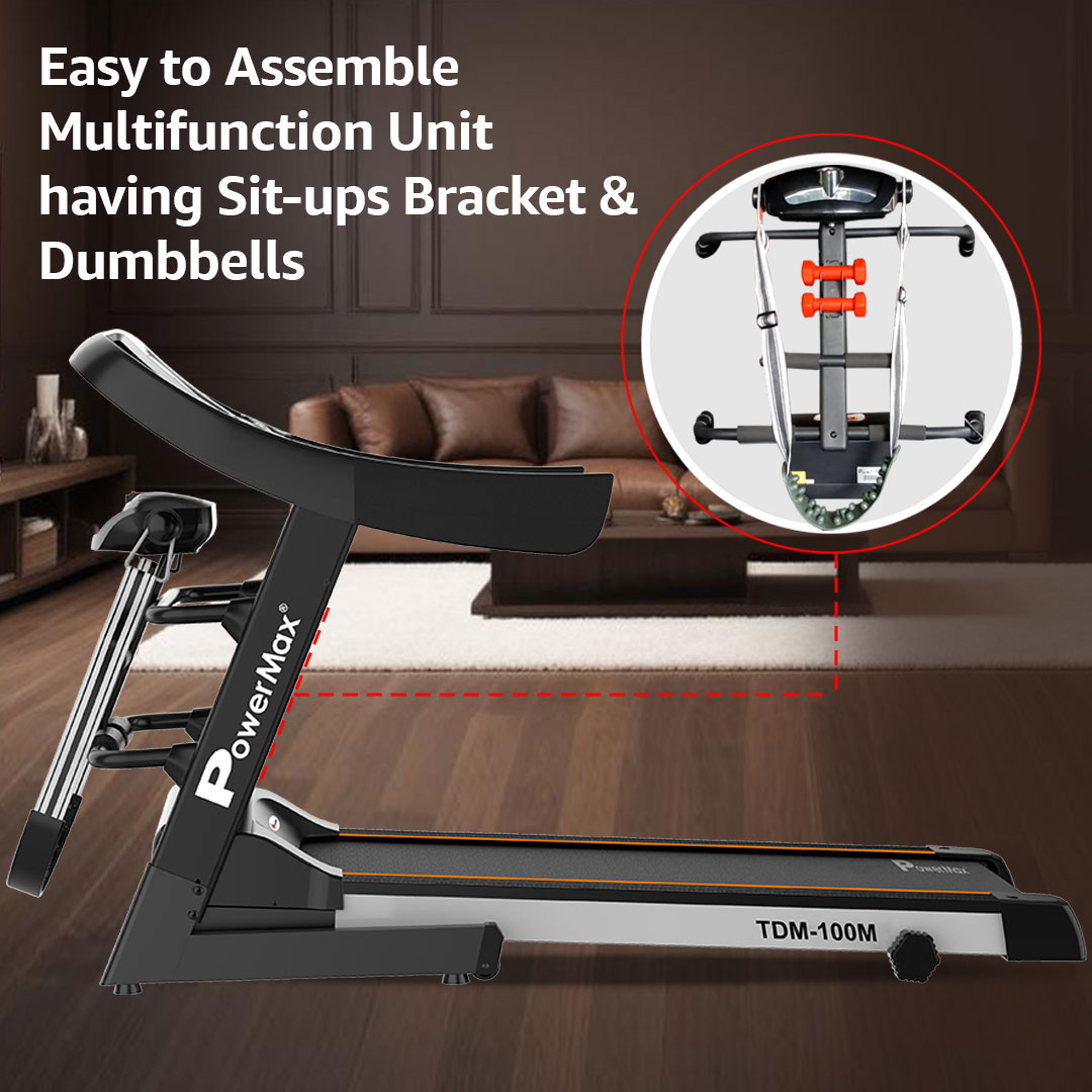 TDM-100M® Semi-Auto Lubrication Multifunction Treadmill