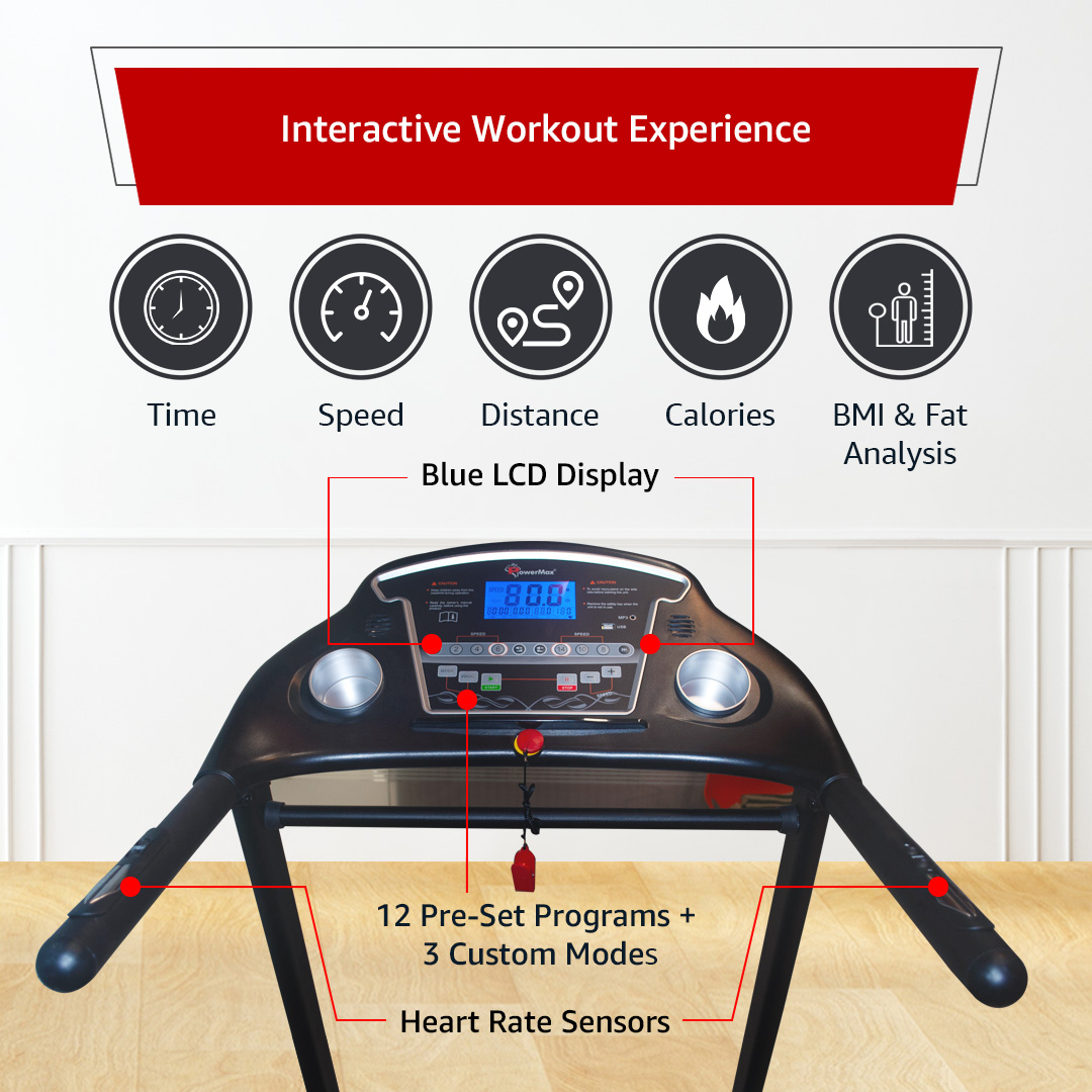 TDM-105S Semi-Auto Lubricating Treadmill