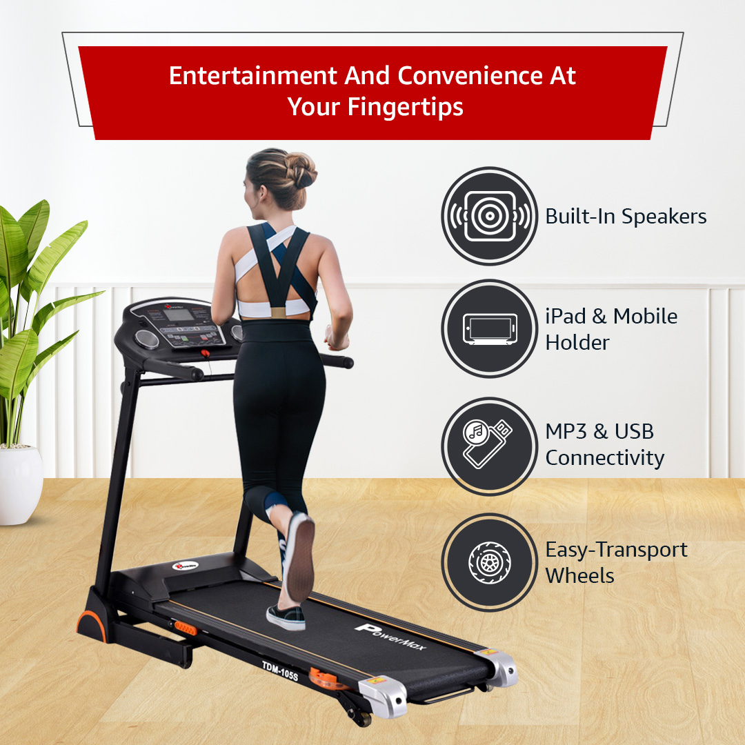 TDM-105S Semi-Auto Lubricating Treadmill