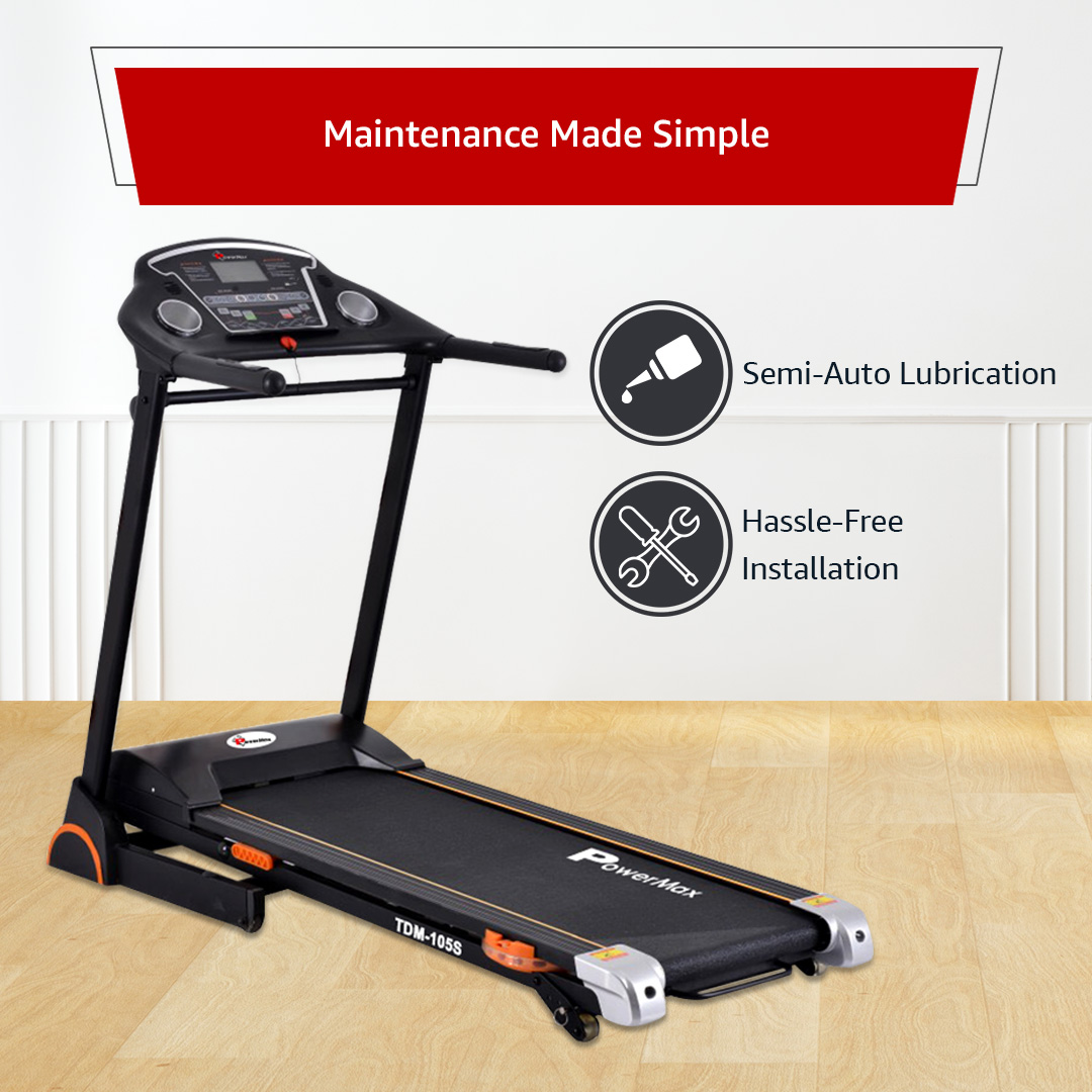 TDM-105S Semi-Auto Lubricating Treadmill