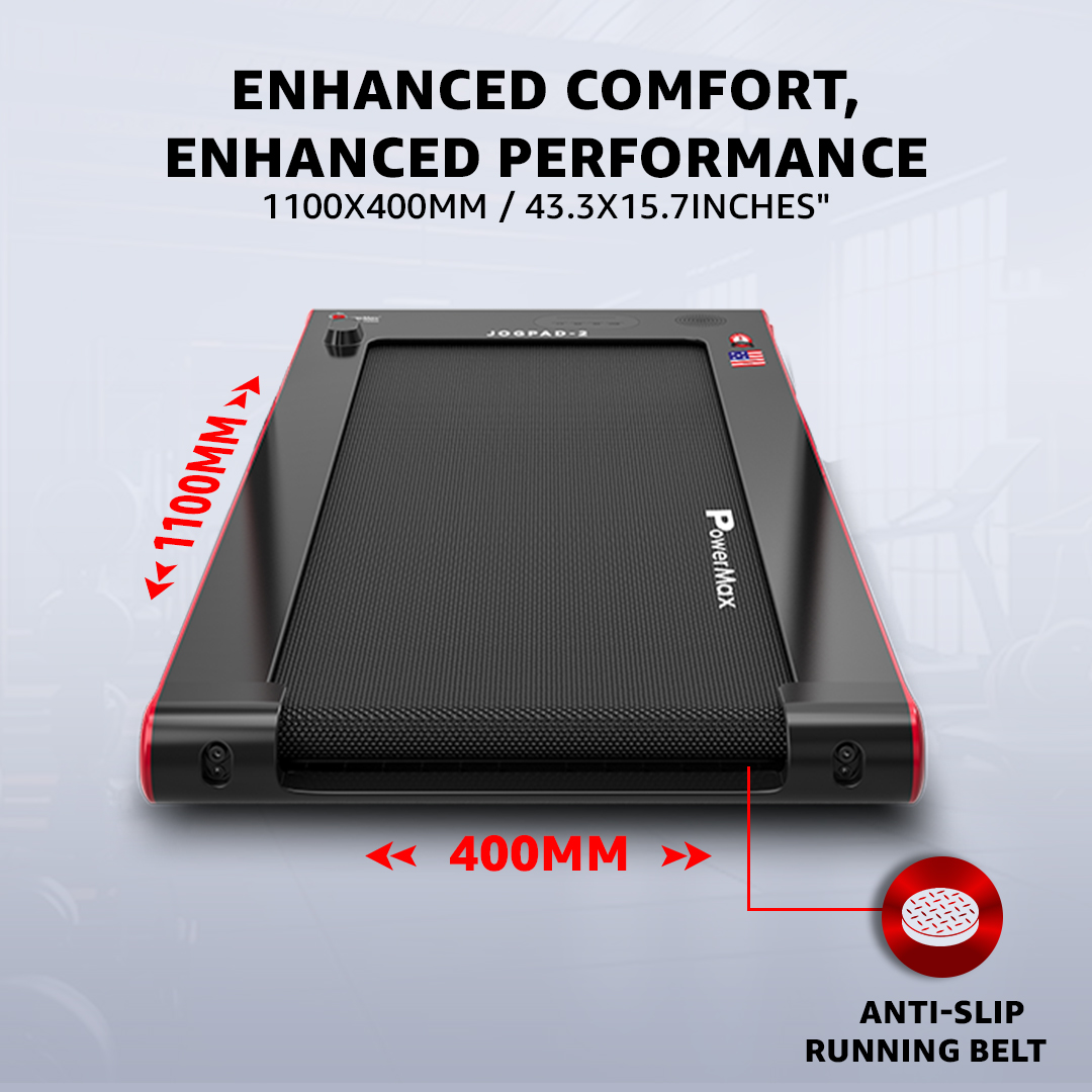 JogPad-2 Dual Display Treadmill with Bluetooth Speaker