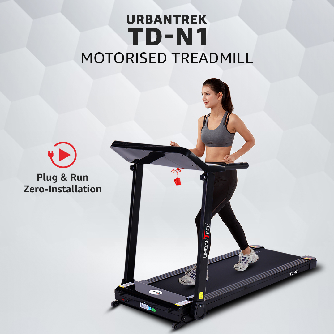 UrbanTrek™ TD-N1 Motorised Treadmill with App for Android & iOS And Bluetooth speakers