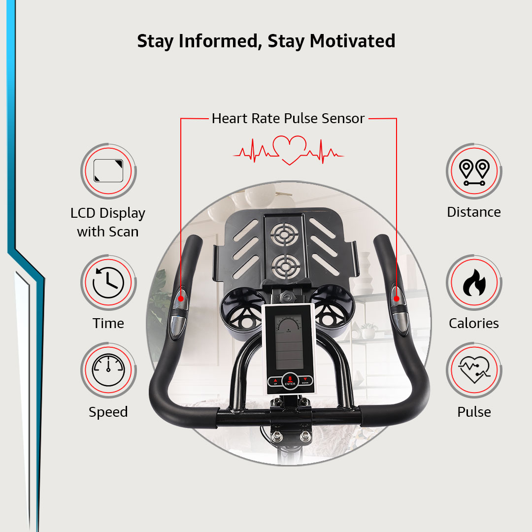 Home Use Spin Bike /Group Bike with iPad & Bottle holder