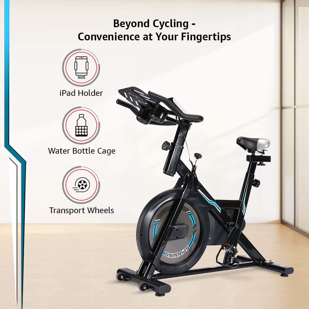 Home Use Spin Bike /Group Bike with iPad & Bottle holder