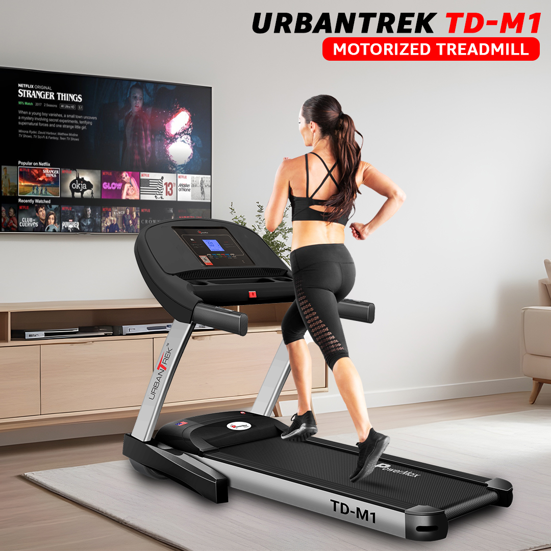 UrbanTrek TD-M1 Motorized Treadmill with Android & iOS Application