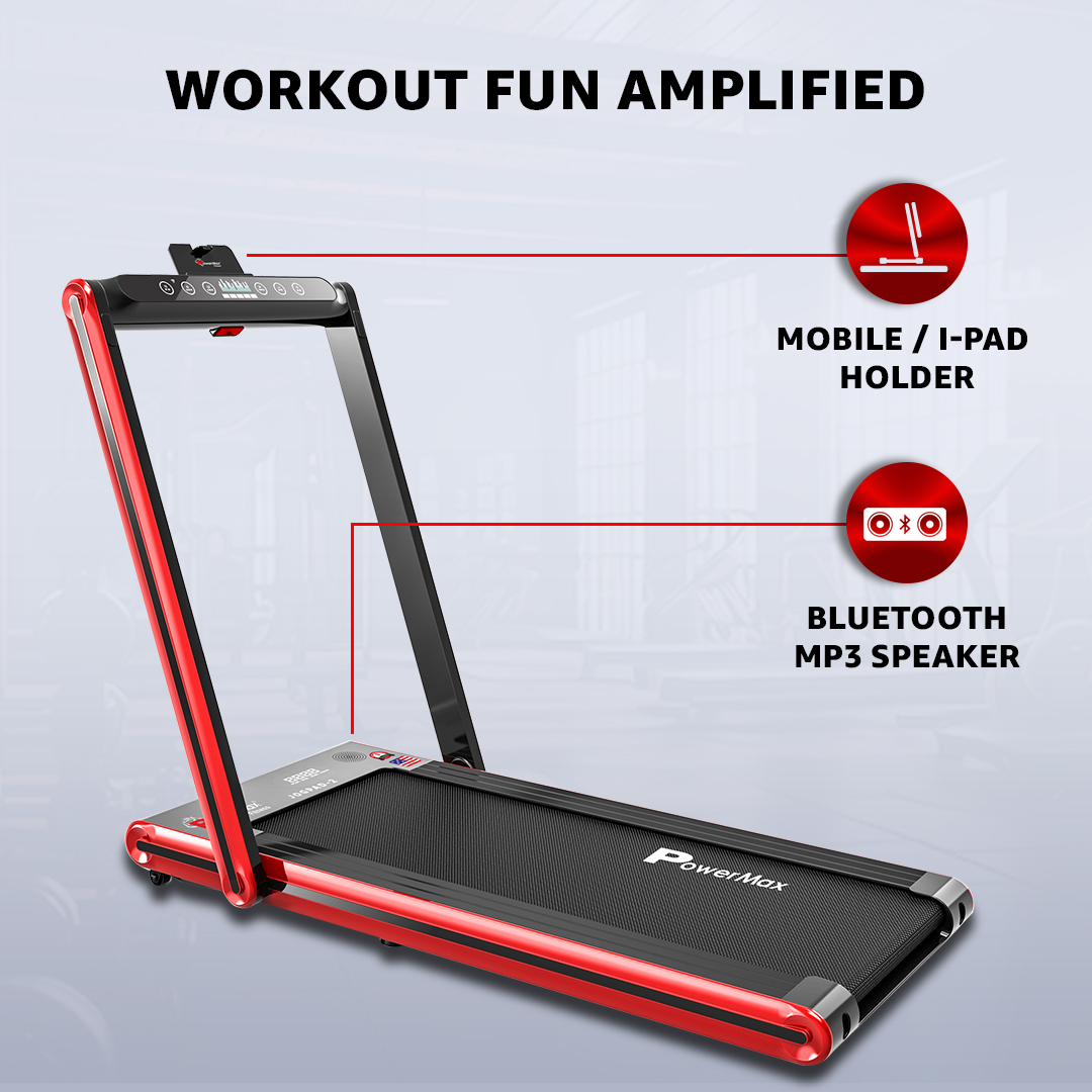 JogPad-2 Dual Display Treadmill with Bluetooth Speaker