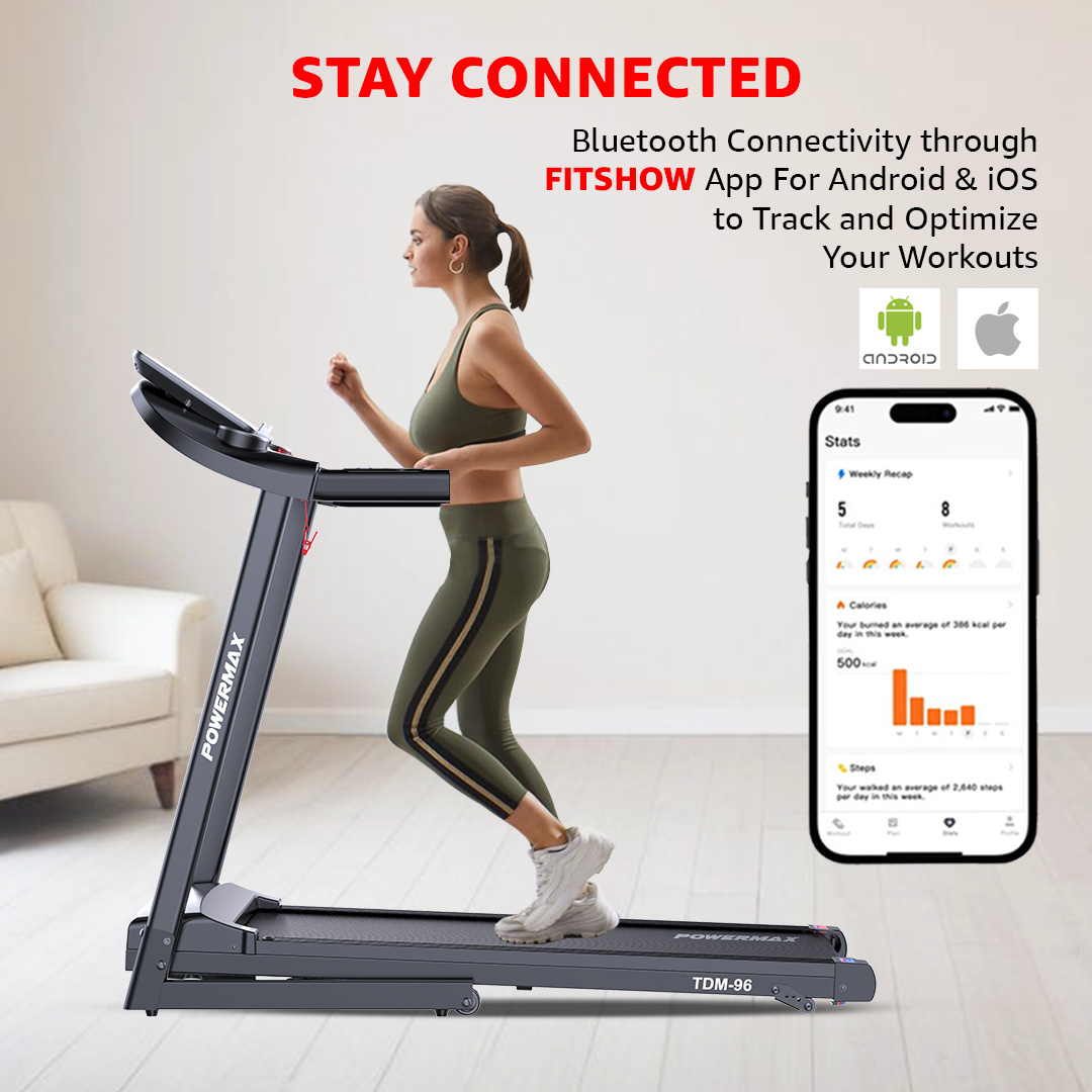 New Launch 2023 TDM-96 Motorized Treadmill with Bluetooth App