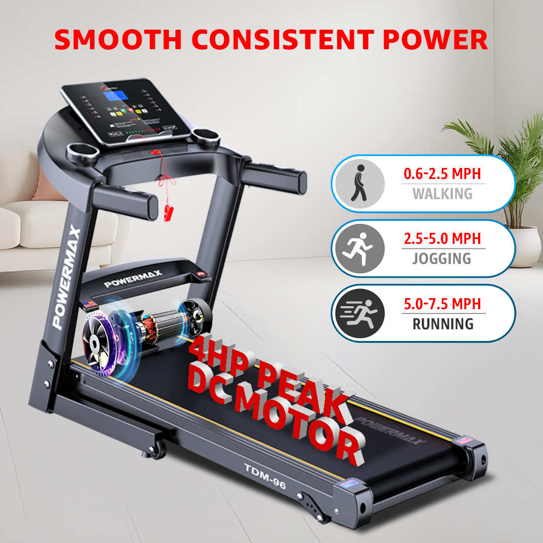 New Launch 2023 TDM-96 Motorized Treadmill with Bluetooth App