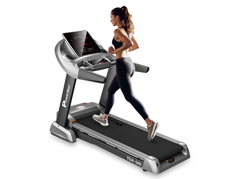 <b>TDA-500<sup>®</sup></b> Semi Auto lubrication Treadmill with 3D Smart Touch keys