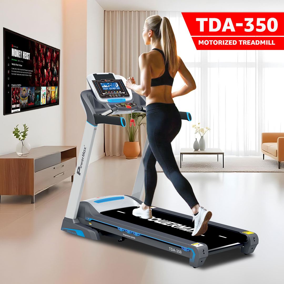 TDA-350® Motorised Treadmill with 400m Track UI