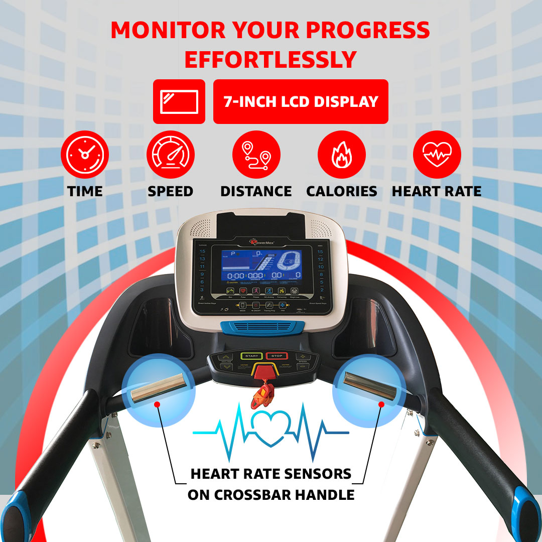 TDA-350® Motorised Treadmill with 400m Track UI