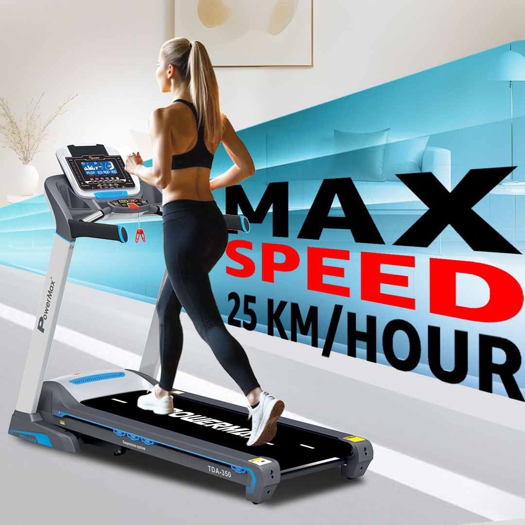 TDA-350® Motorised Treadmill with 400m Track UI