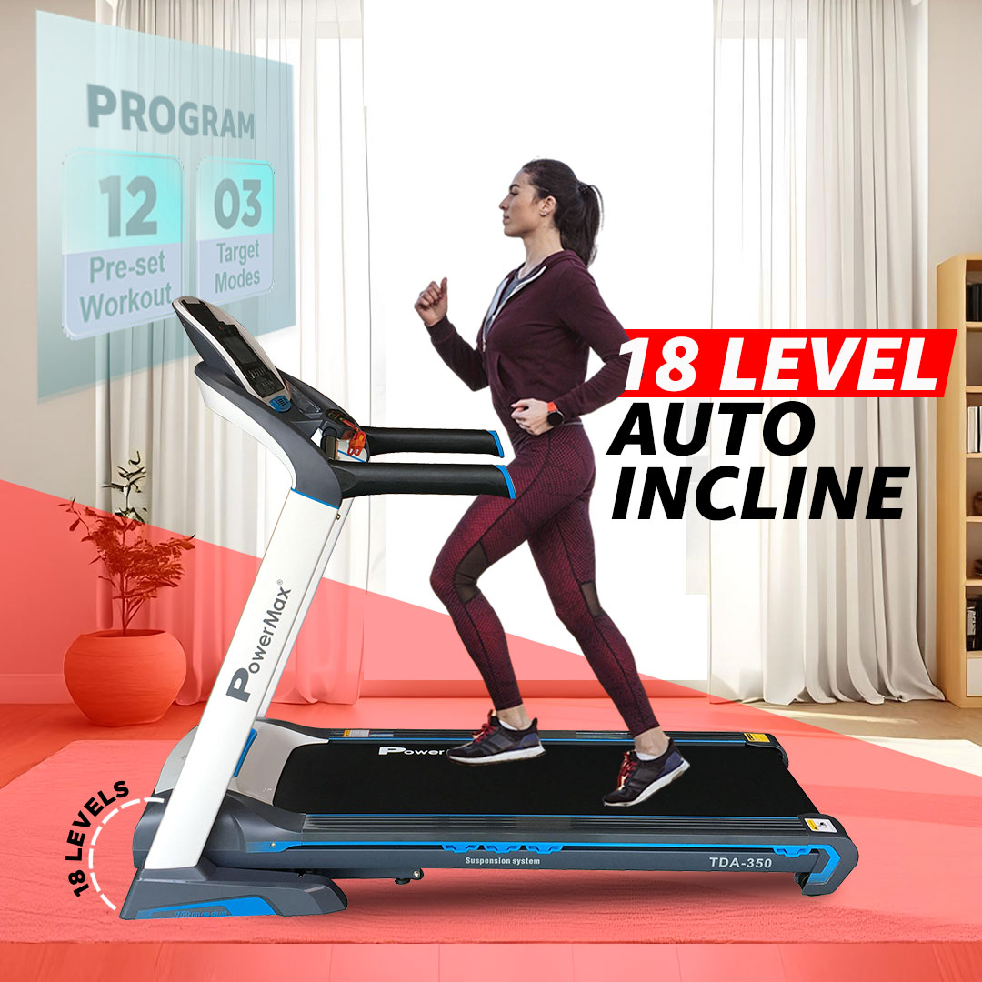 TDA-350® Motorised Treadmill with 400m Track UI