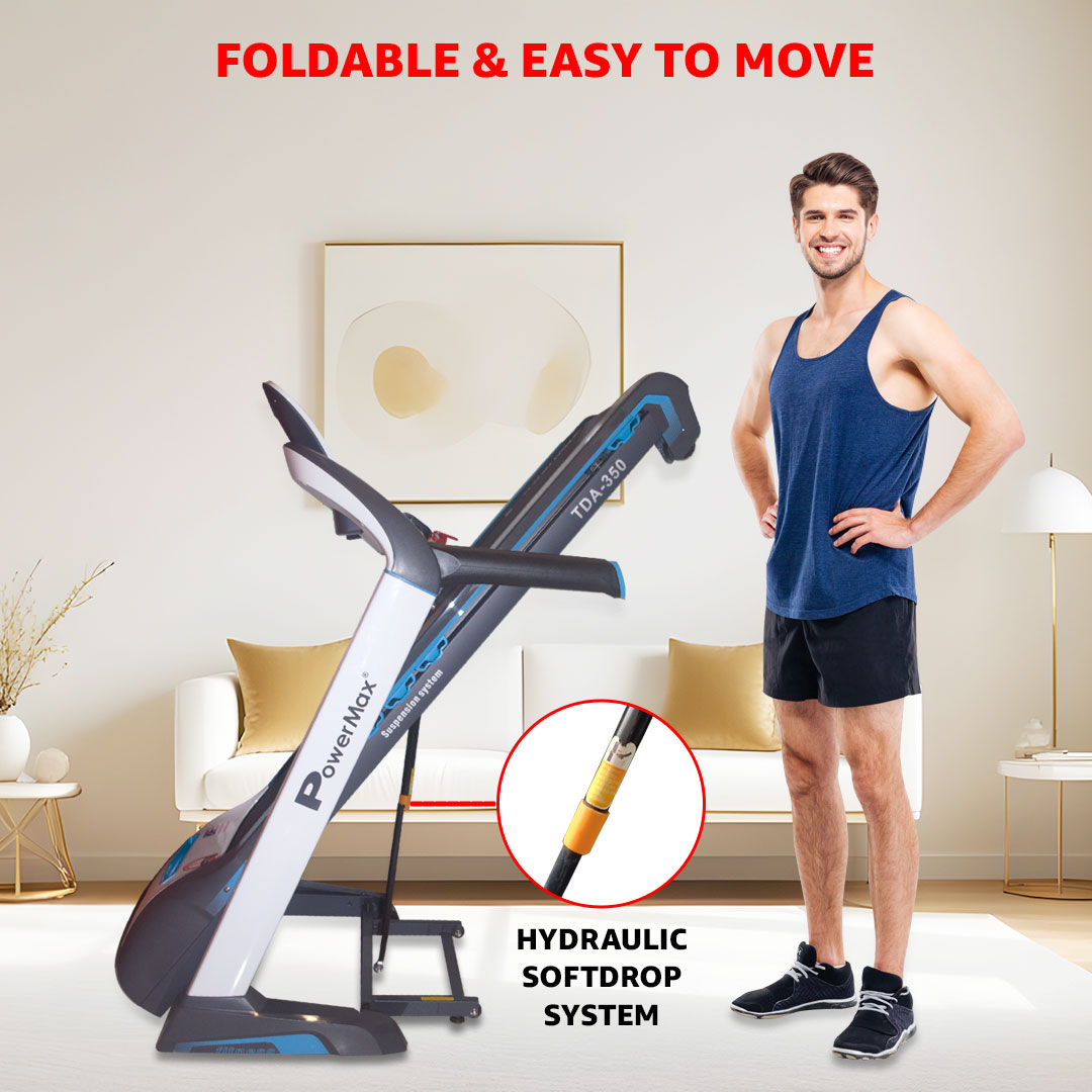 TDA-350® Motorised Treadmill with 400m Track UI