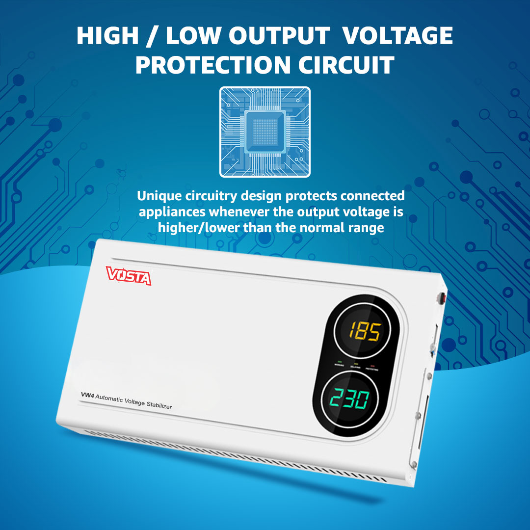 Vosta VW4 4KVA Digital Voltage Stabilizers