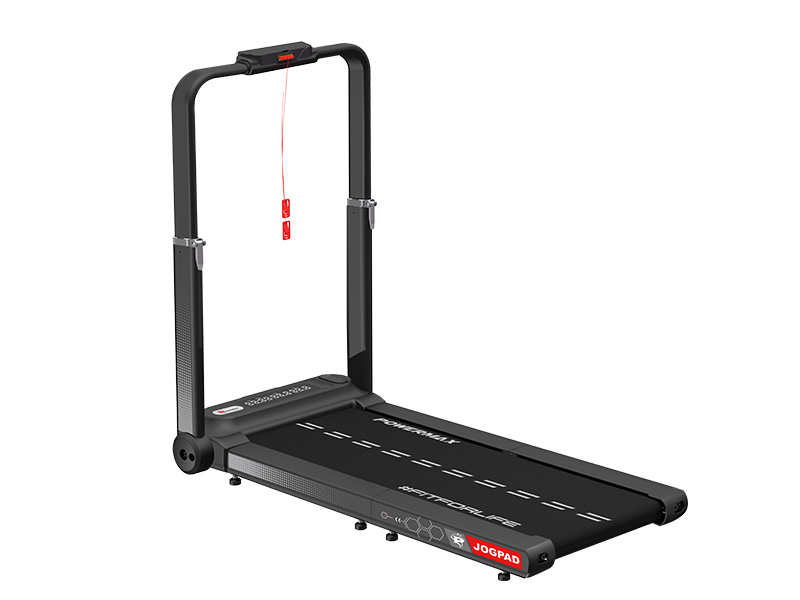 <b>JOGPAD<sup>®</sup></b> Motorized Treadmill with Remote Control and Adjustable Upright Post