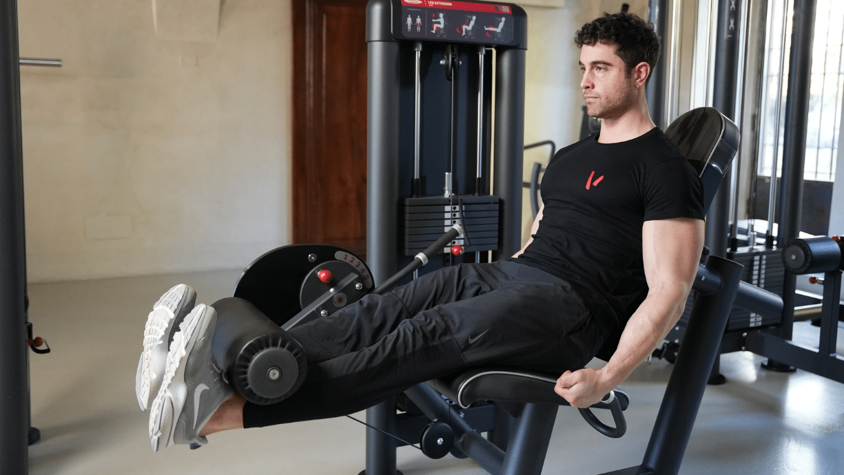 Leg Extension - full body workouts on a multi puprose home gym equipment