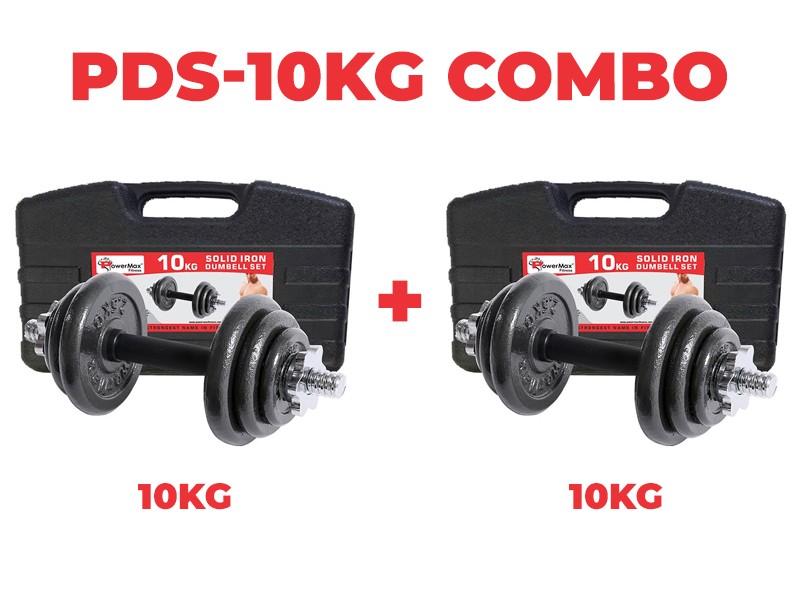 PDS-10KG DUMBBELL SET x 2 (COMBINED) SET