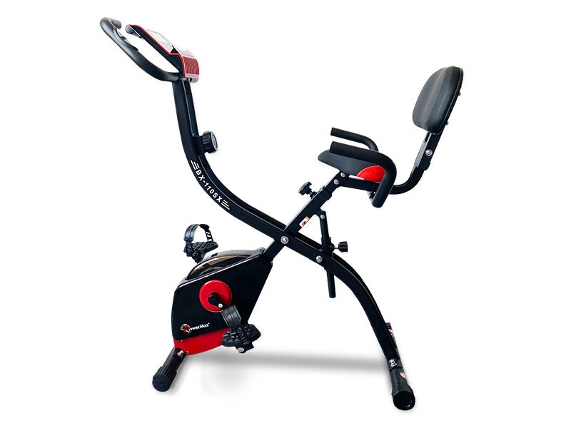 <b>BX-110SX</b> 3 in 1 Foldable Magnetic X Bike with Back Rest and Recumbent Bike