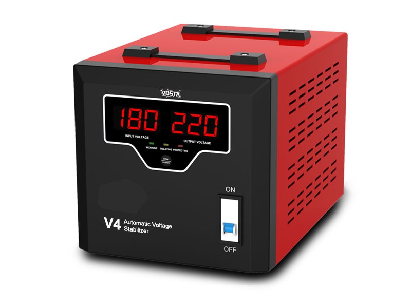 Vosta <b>V4</b> Digital Stabilizer - Input: 180~270 VAC & Output: 220 VAC (±9%)