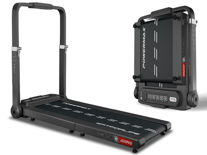 <b>JogPad<sup>®</sup></b> Motorized Treadmill with Remote Control and Adjustable Upright Post